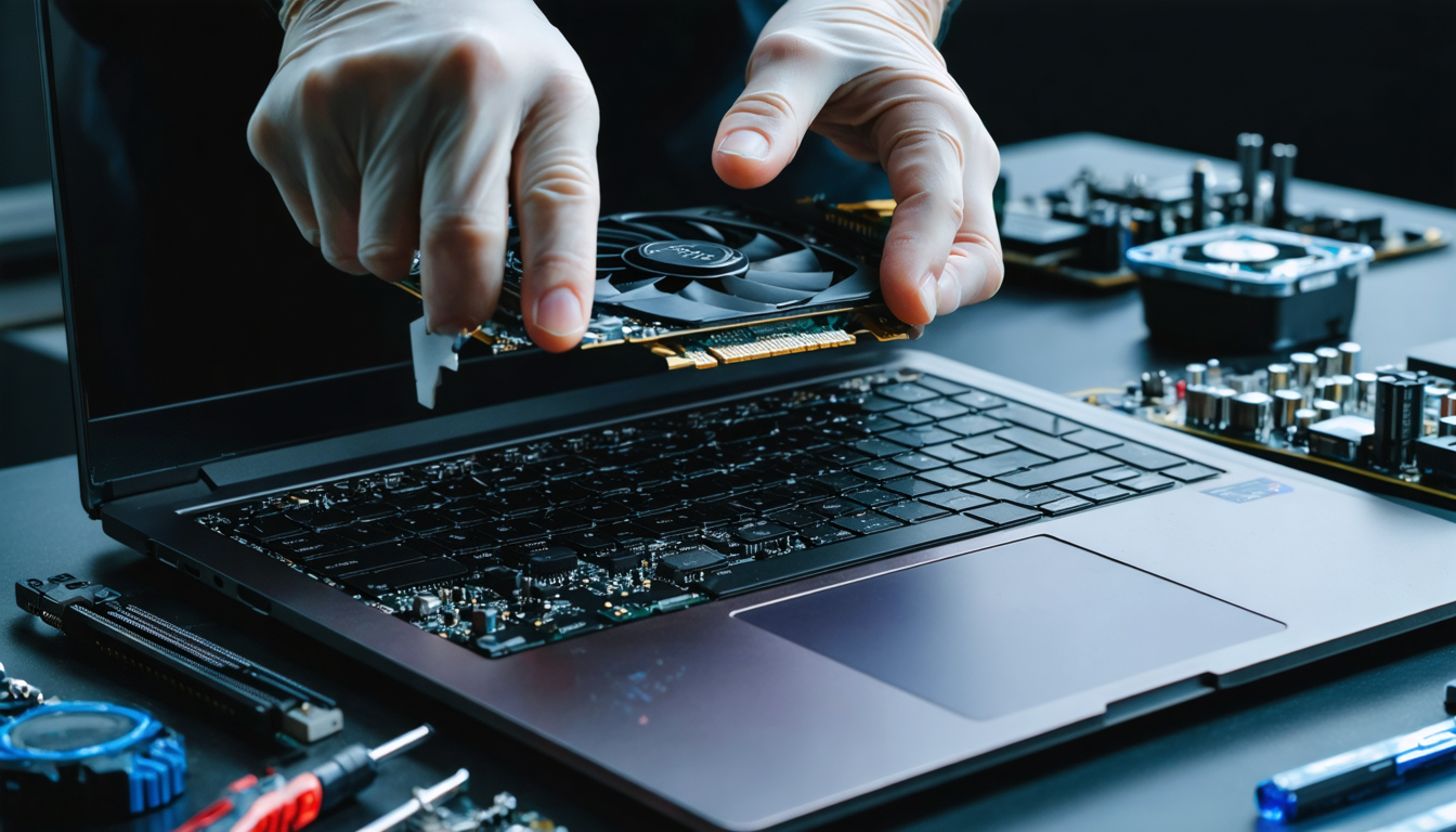 découvrez notre guide complet pour changer la carte graphique d’un pc portable. suivez les étapes détaillées pour améliorer les performances de votre ordinateur en toute sécurité.