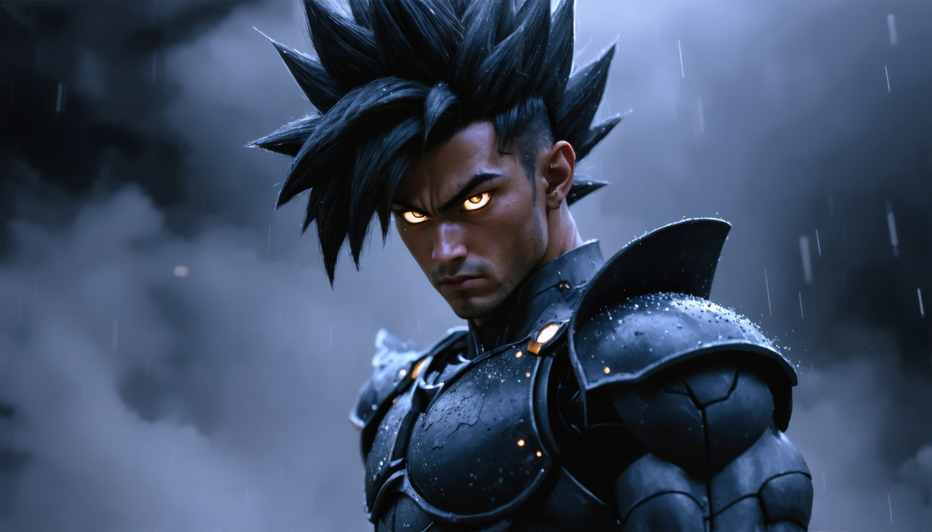 découvrez thales, le guerrier sombre inspiré de dragon ball z, une fusion unique d'énergie et de puissance dans un univers captivant.