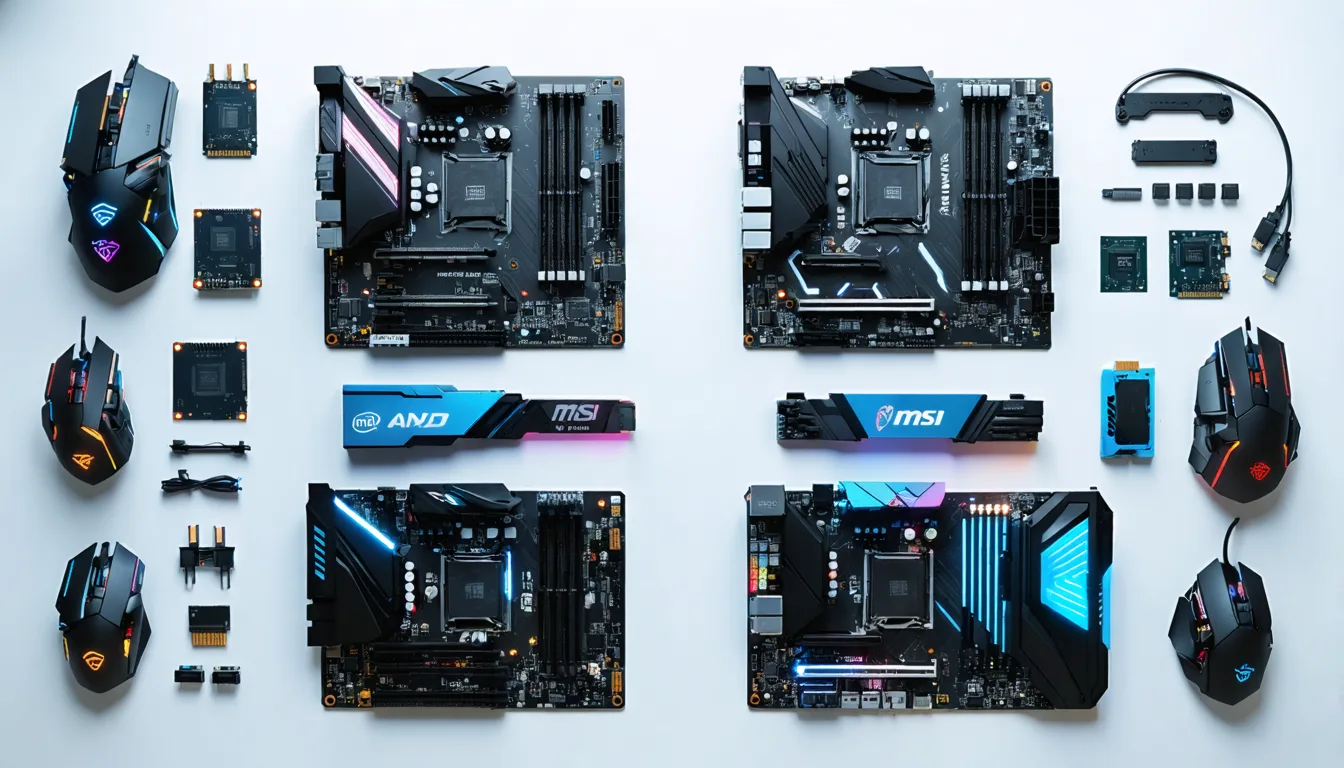 découvrez comment choisir la carte mère idéale pour le gaming avec notre comparatif détaillé des modèles amd, intel et msi, afin d'optimiser vos performances et votre expérience de jeu.