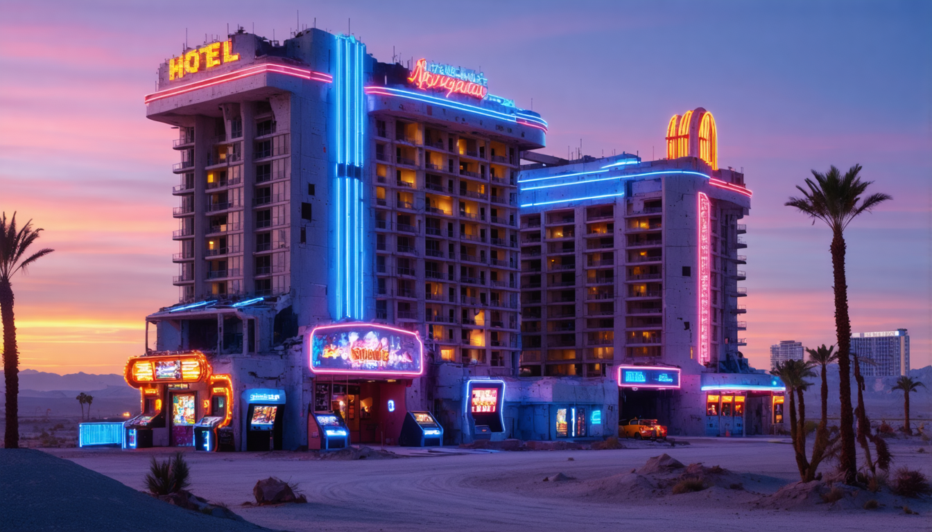 découvrez les raisons mystérieuses derrière l'abandon des plans de l’hôtel atari vegas et plongez dans l'histoire inachevée de ce projet emblématique.